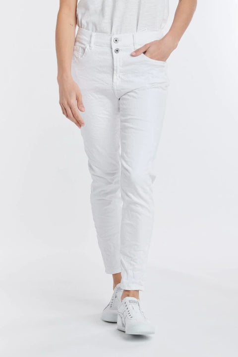 Emma Stretch Jean White