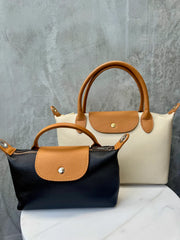 Estelle Maxi Leather Bag Cream