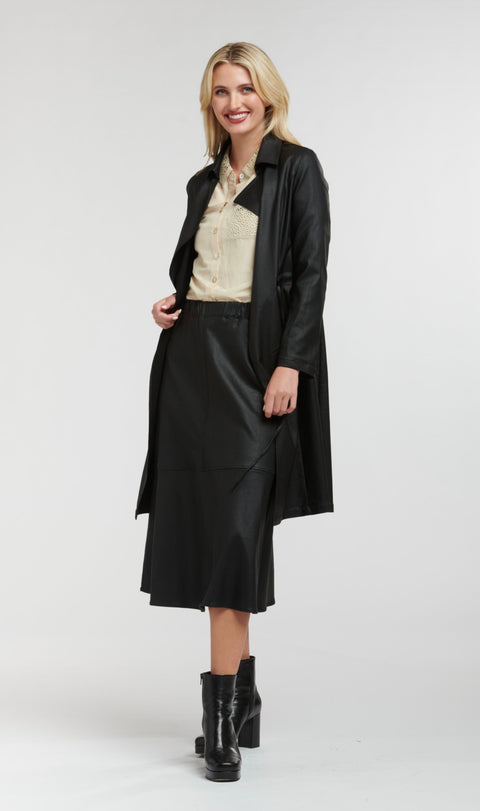 Shine Your Way Trench Black