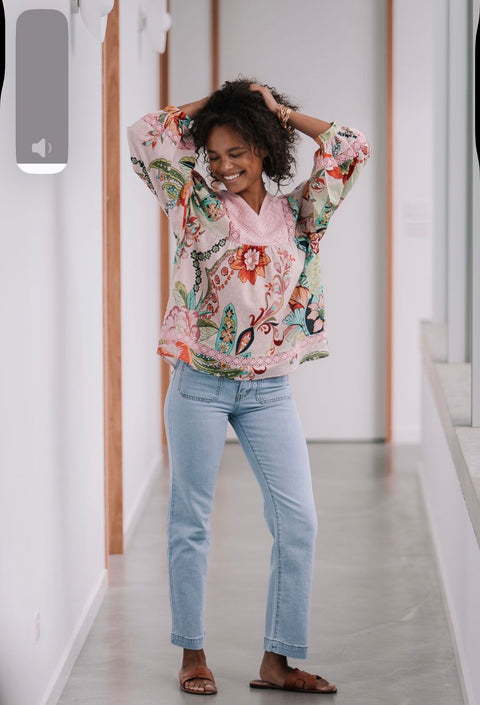 Lace Trim Bloom Top