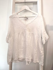 Flossy Top White