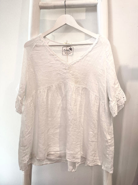 Flossy Top White