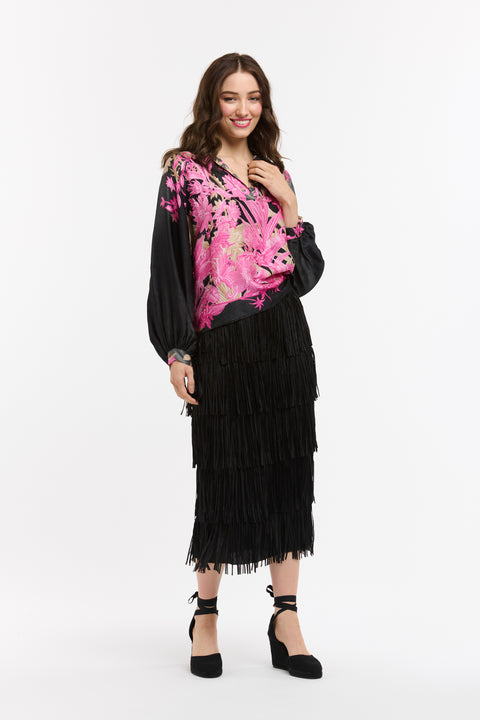 Pink Flower Top