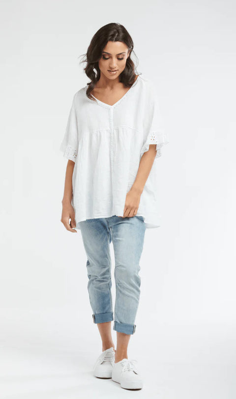 Flossy Top White