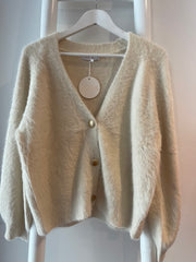 Sandy Fluffy Cardi Cream
