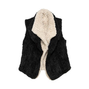 Faux Fur Vest Cream