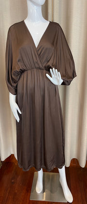 Drape Dress Chocolate