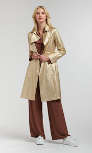 Shine Your Way Trench Old Gold