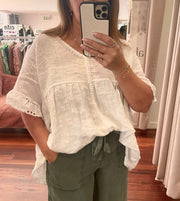 Flossy Top White