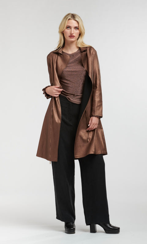 Shine Your Way Trench Copper