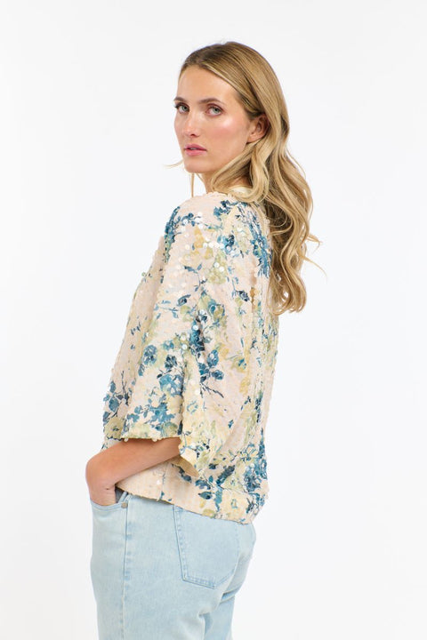 Geisha Sequins Top
