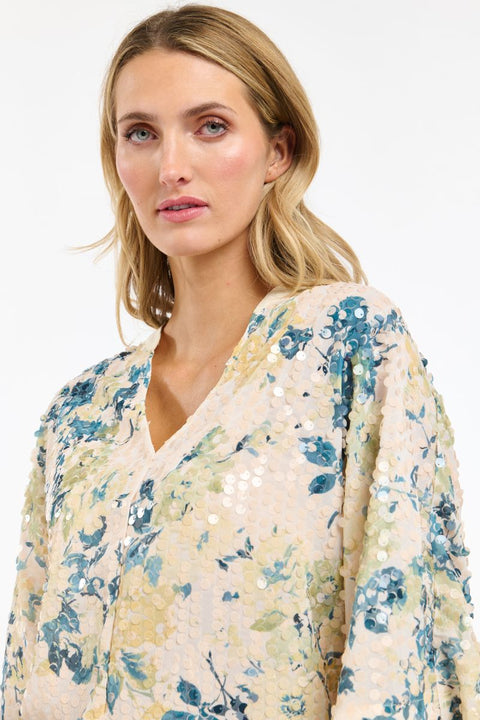 Geisha Sequins Top