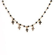 Criss Cross Rhinestone Necklace