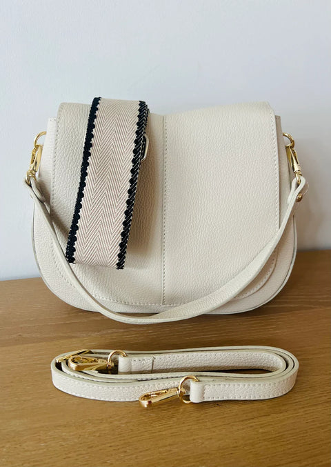 Grace Saddle Bag Cream