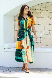 Ortiz Tier Tie Dress