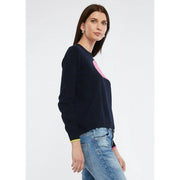Hearts Patch Jumper Navy