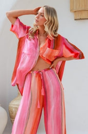 High Love Shirt Pink Multi