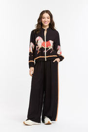 Horse Bomber Set Black/Orange