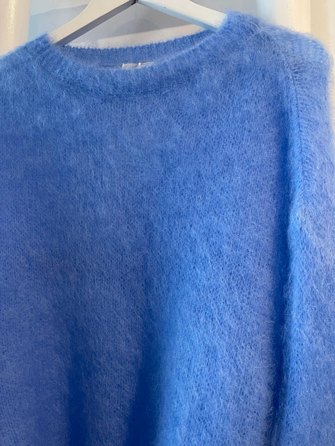 Cloud Mohair Knit Celeste Blue