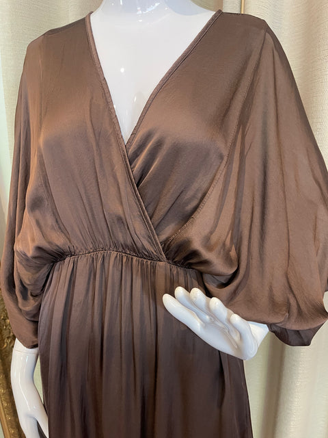 Drape Dress Chocolate