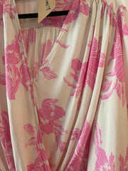Wrap Top Hibiscus by White Closet