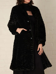 In The Peaks Coat Black