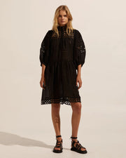 Intrigue Dress Black