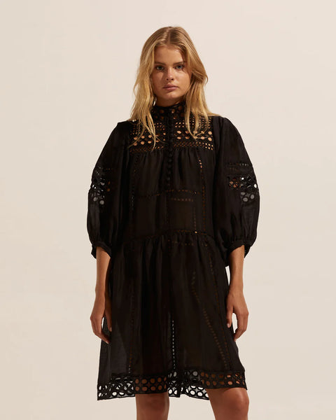 Intrigue Dress Black