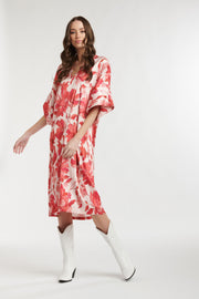 Jones Dress Red Lotus