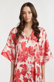 Jones Dress Red Lotus