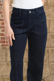 Louie 7/8th Jean Dark Blue