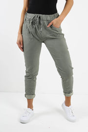 Stretch Jogger Khaki