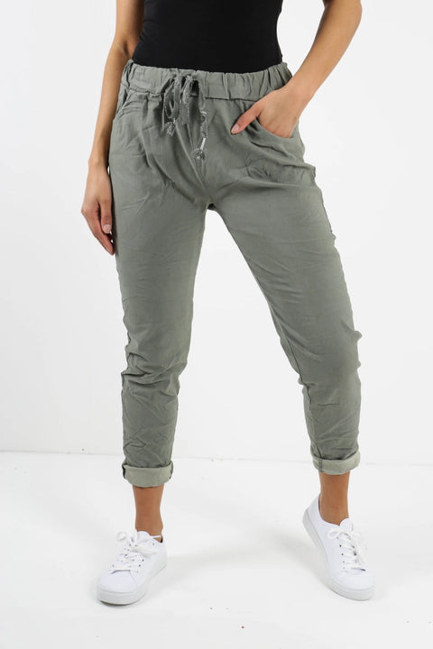 Stretch Jogger Khaki