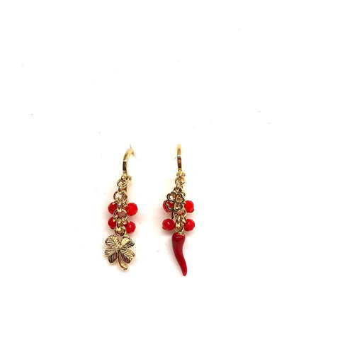 Napoli Earings Red
