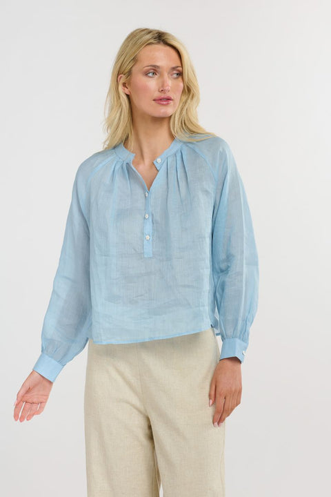 Natalia Blouse Powder Blue