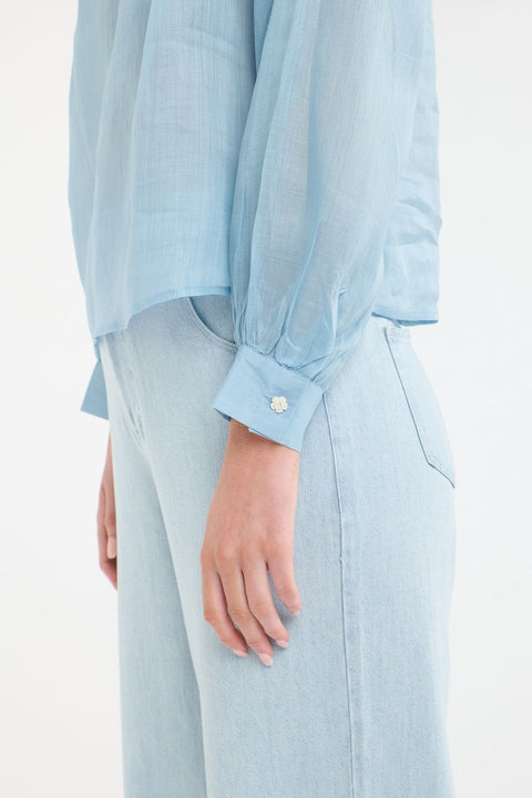 Natalia Blouse Powder Blue