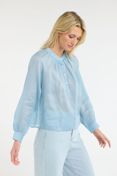 Natalia Blouse Powder Blue