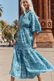 Navigate Dress Sapphire Tile