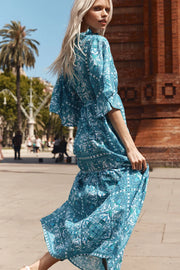 Navigate Dress Sapphire Tile