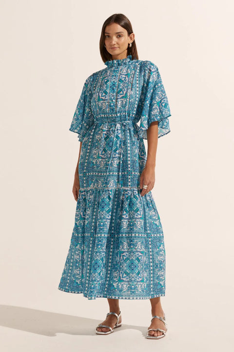 Navigate Dress Sapphire Tile