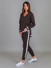 Pammy Logo Sweater Truffle