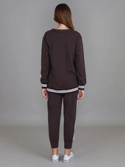 Pammy Logo Sweater Truffle