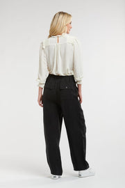 Patch Pocket Pant Black