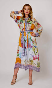 Summer Patch Floral Dress
