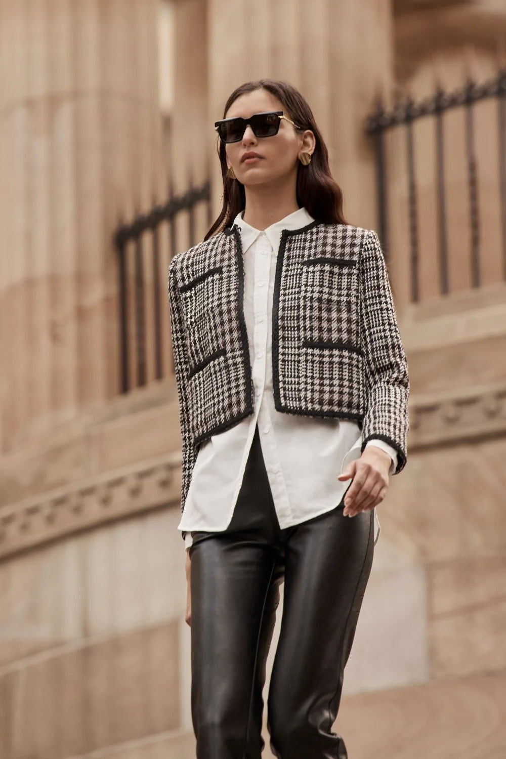 Patron Tweed Jacket Check Boucle | Zoe Kratzmann | Chich Boutique