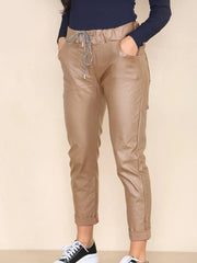 Wax Joggers Camel