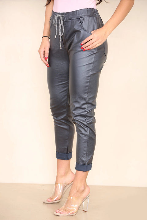 Wax Joggers Charcoal