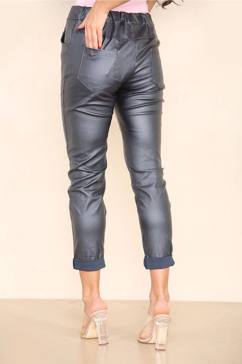 Wax Joggers Charcoal