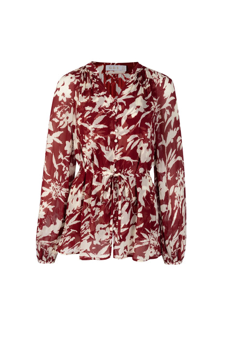 Ramy Blouse Red Dahlia