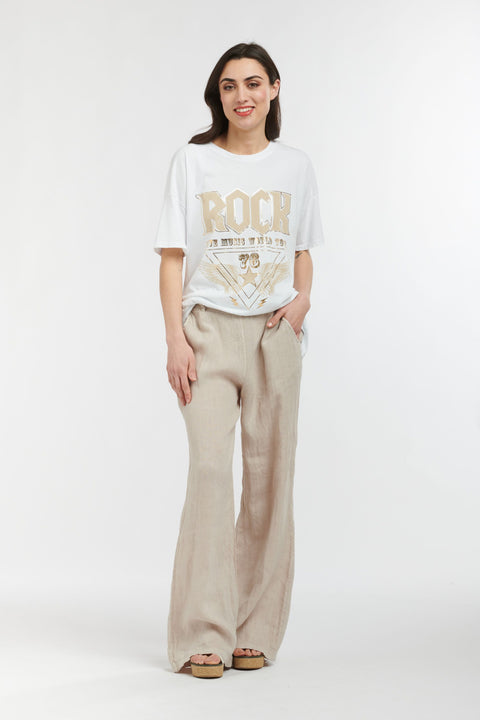 Rock Tee Biege